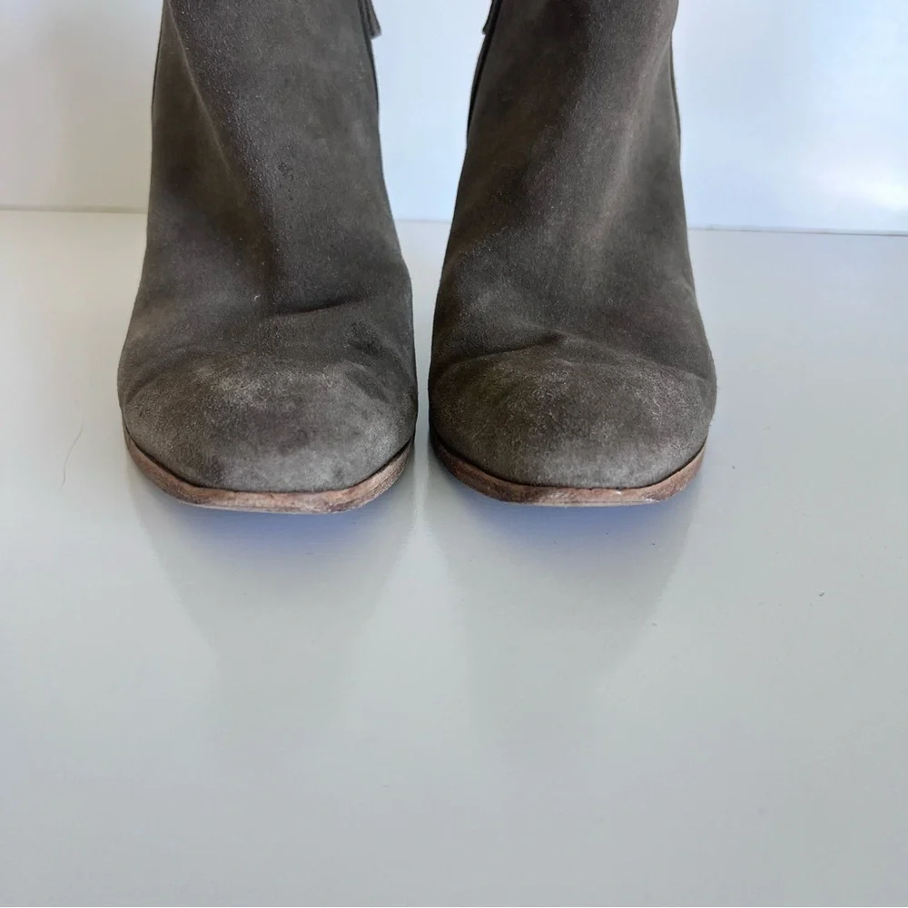 Giuseppe Zanotti Nicky Ankle Boots Suede Side Zip Pointed‎ Toe